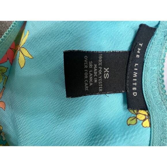 THE LIMITED COLORFUL FLORAL A line KNEE LENGTH WOMENS SKIRT XS - Picture 8 of 8